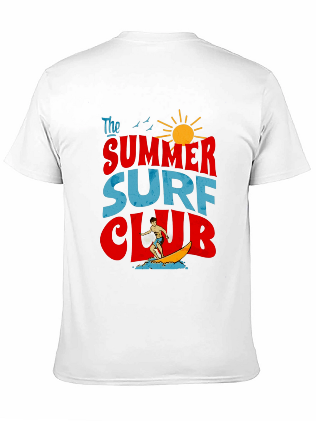 Summer Surf Club Graphic T-Shirt - Retro Beach Vibes