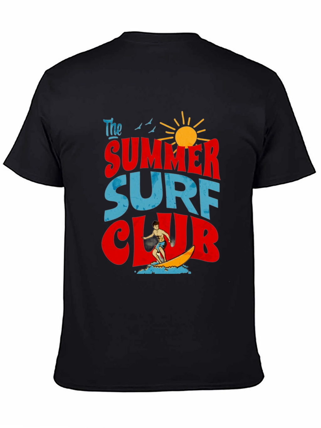 Summer Surf Club Graphic T-Shirt - Retro Beach Vibes