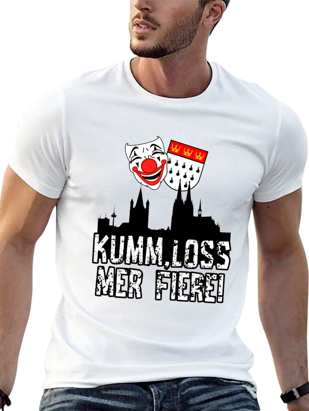 Kumm Loss Mer Fiere! Cologne T-Shirt
