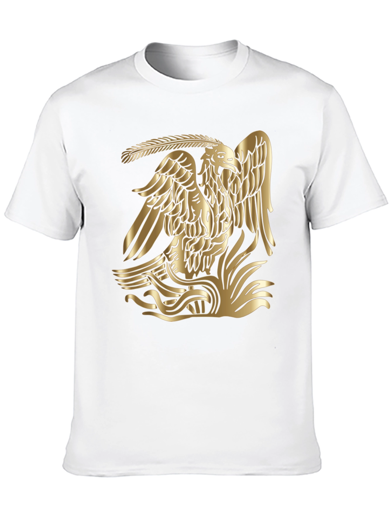 Golden Eagle Graphic Black Tee