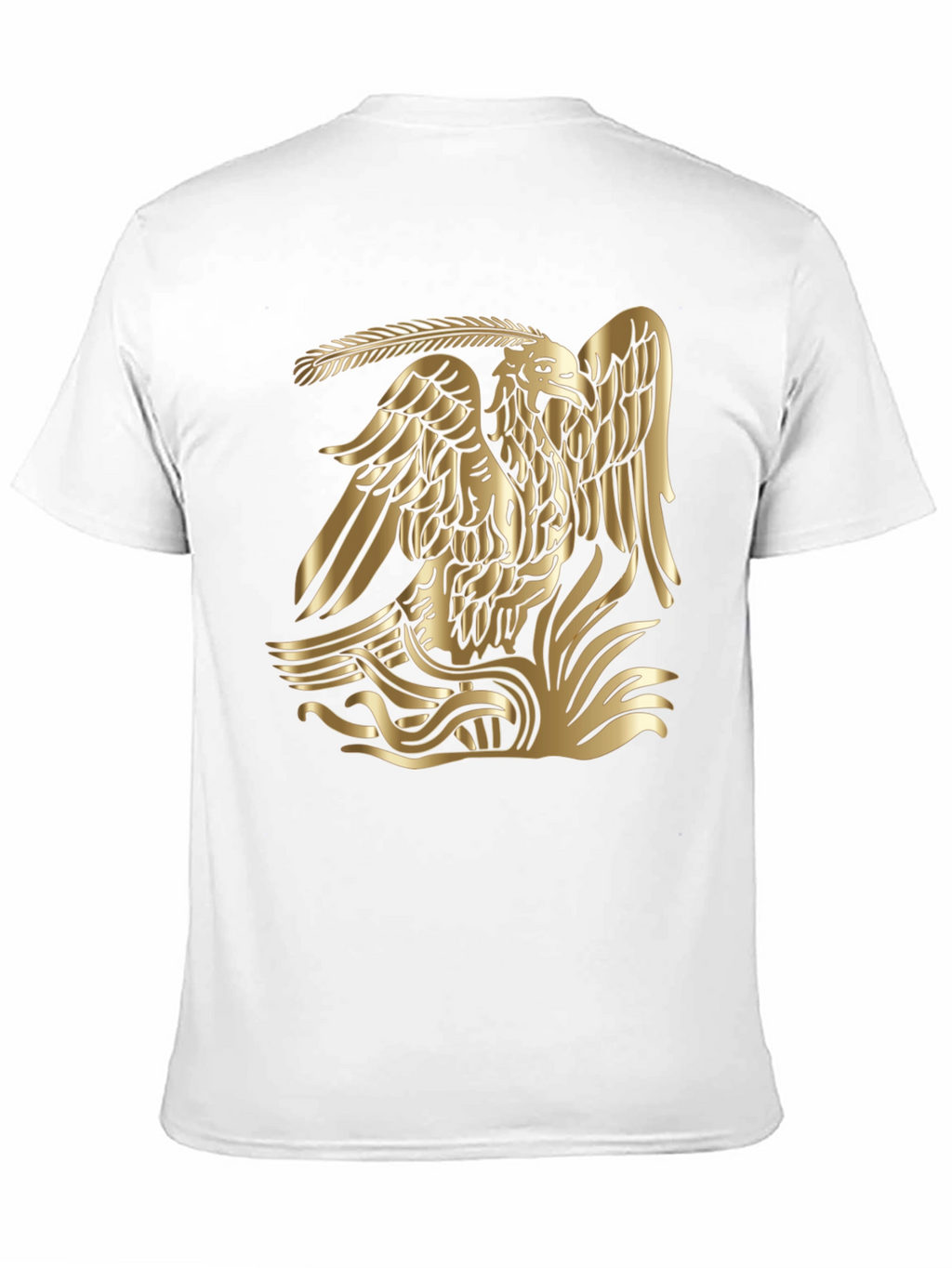 Golden Eagle Graphic Black Tee