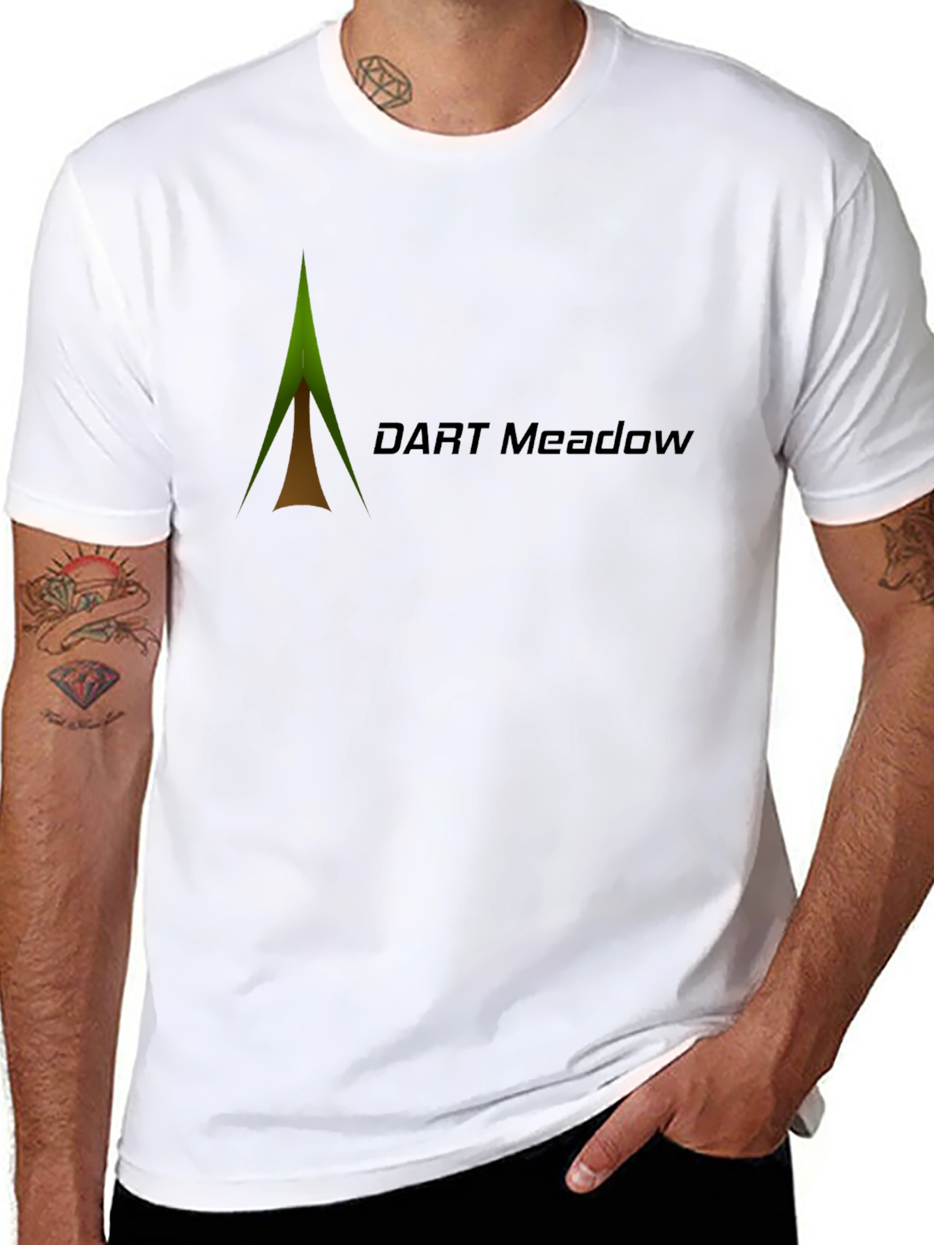 DART Meadow Black Graphic Tee