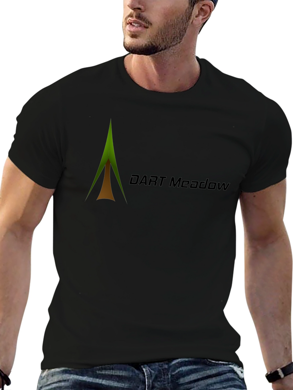 DART Meadow Black Graphic Tee