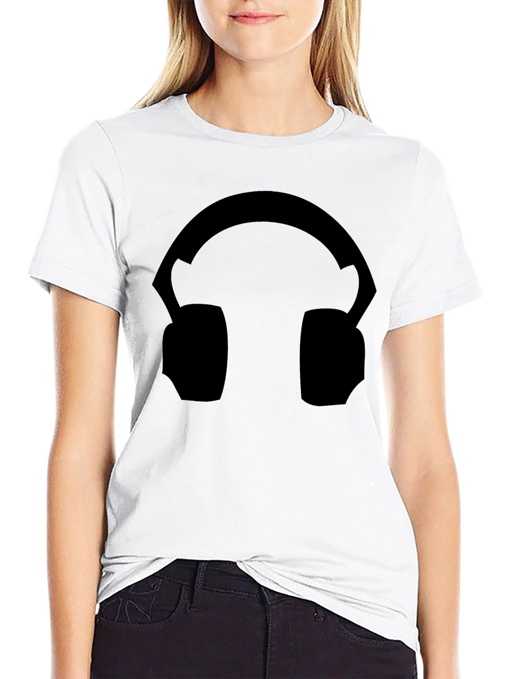 Headphone Graphic Tee - Stylish Music Lover Shirt