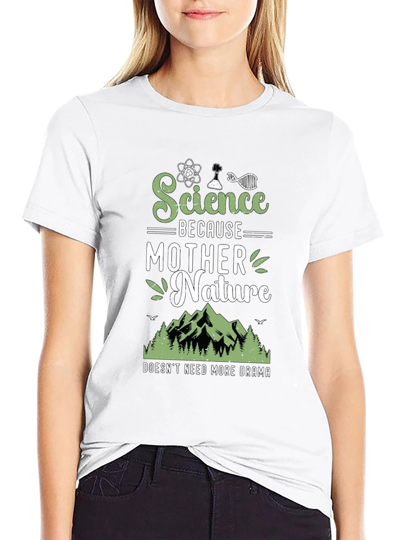 Science Because Mother Nature T-Shirt Funny Geek Tee