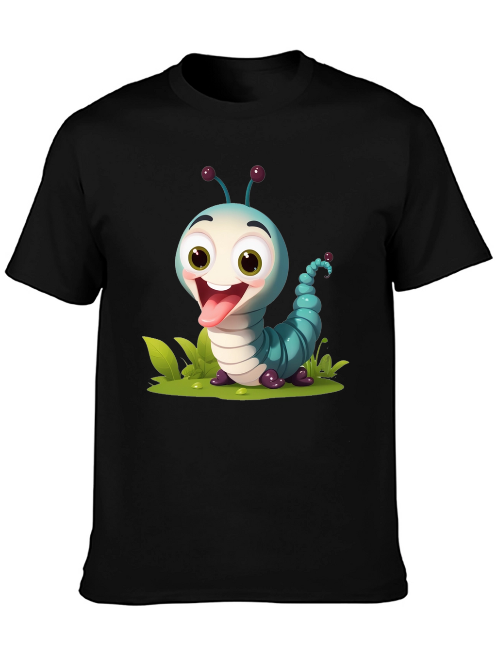 Cartoon Caterpillar Graphic Tee