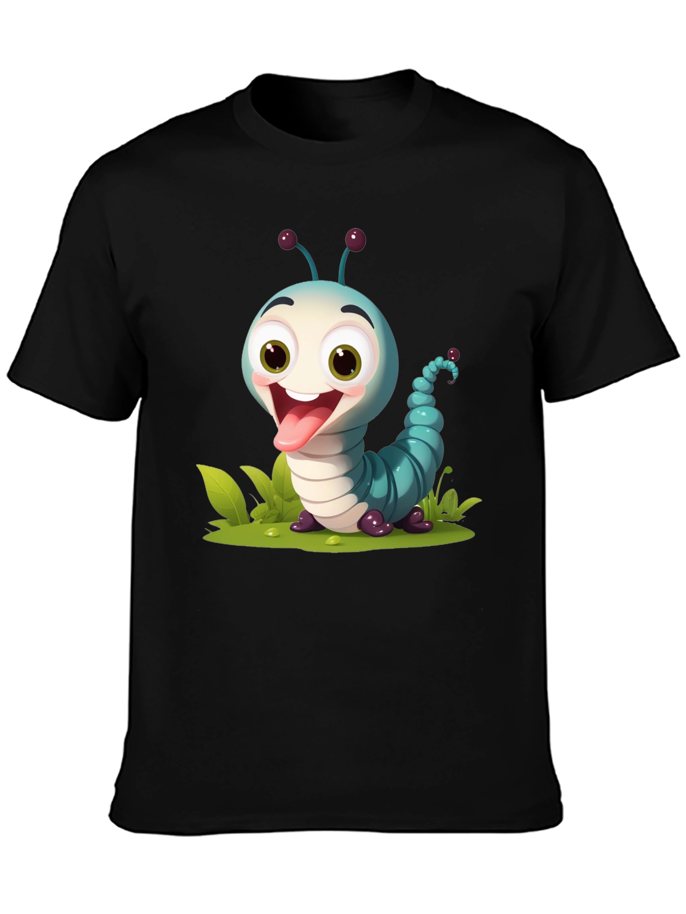Cartoon Caterpillar Graphic Tee