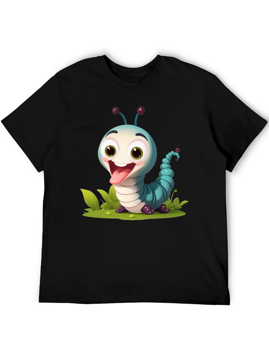Cartoon Caterpillar Graphic Tee