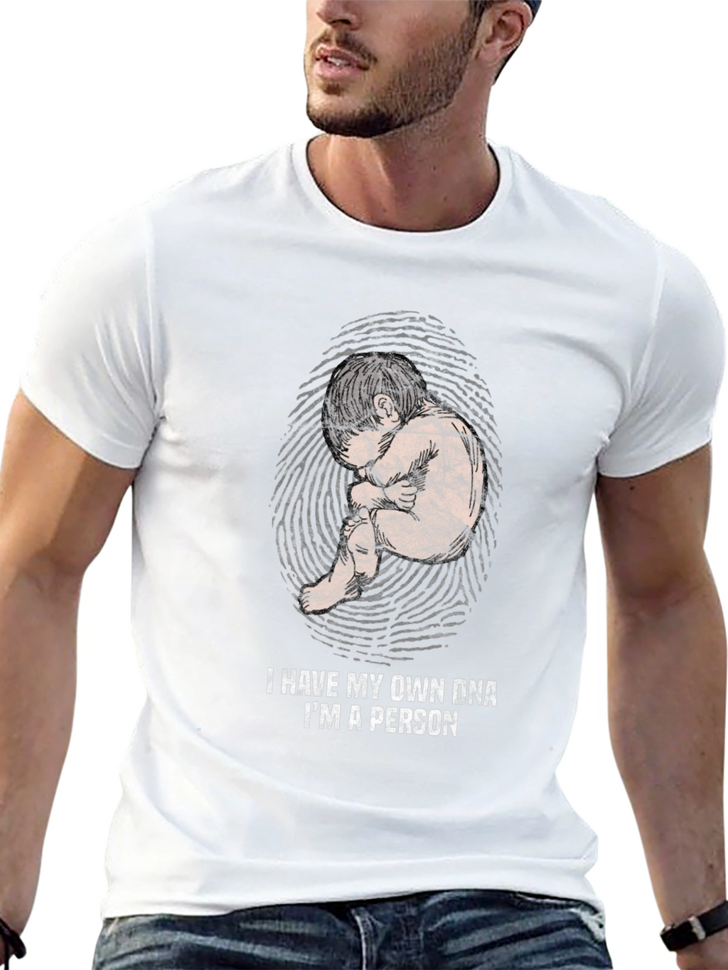 Pro-Life DNA Person T-Shirt