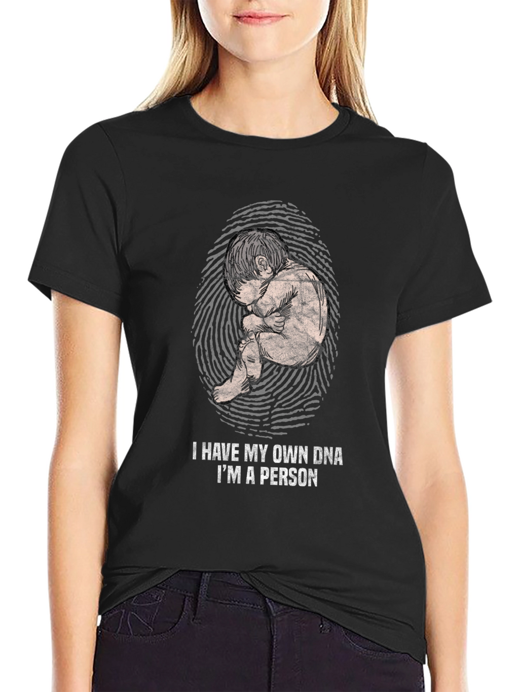 Pro-Life DNA Person T-Shirt
