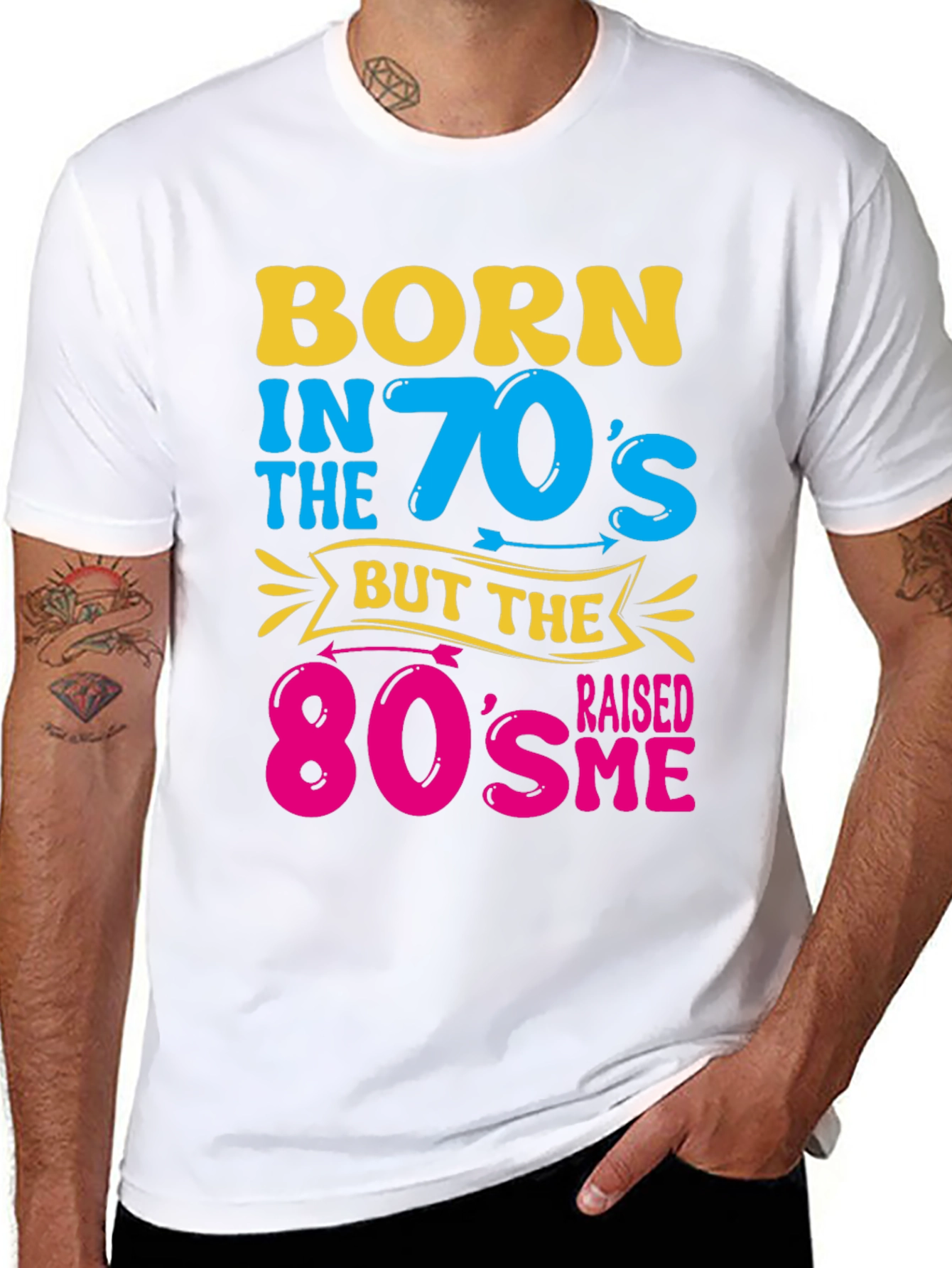 Born in the 70s Raised in the 80s T-Shirt