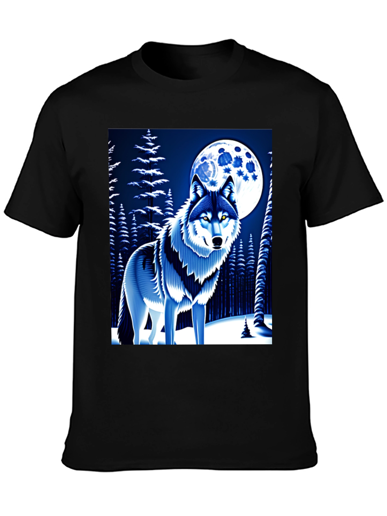 Wolf Moon Graphic T-Shirt