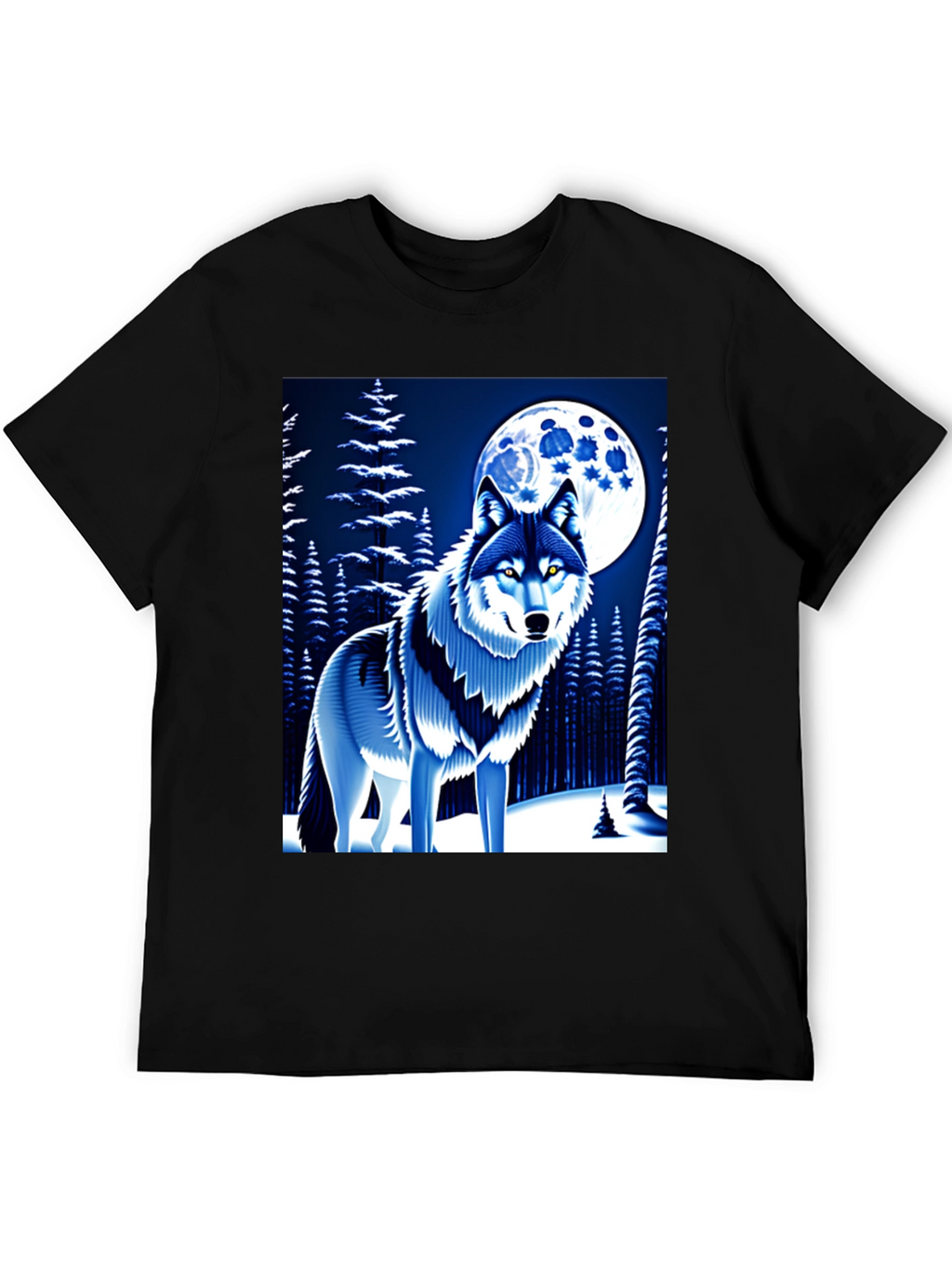 Wolf Moon Graphic T-Shirt