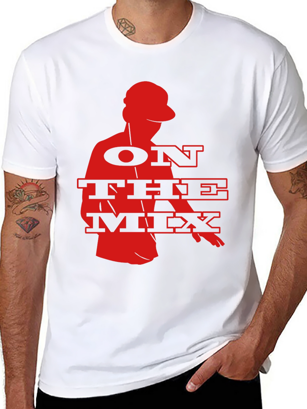 On The Mix DJ Graphic T-Shirt