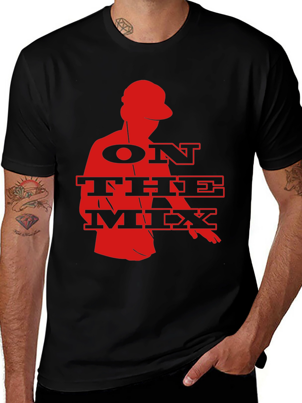 On The Mix DJ Graphic T-Shirt