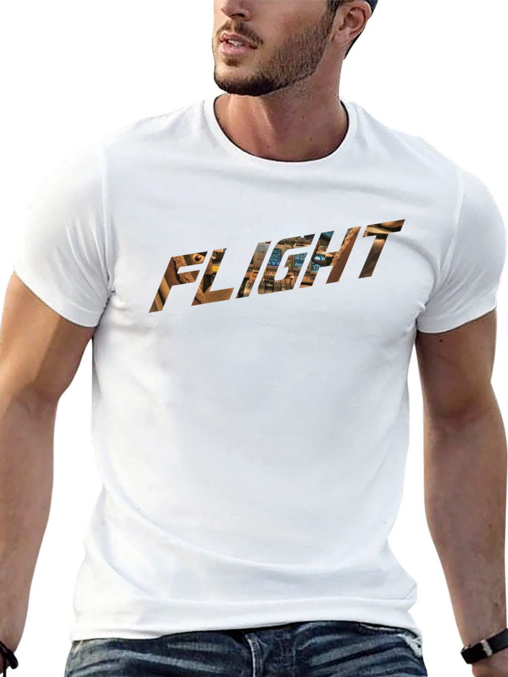 Flight T-Shirt - Pilot Cockpit Graphic Tee