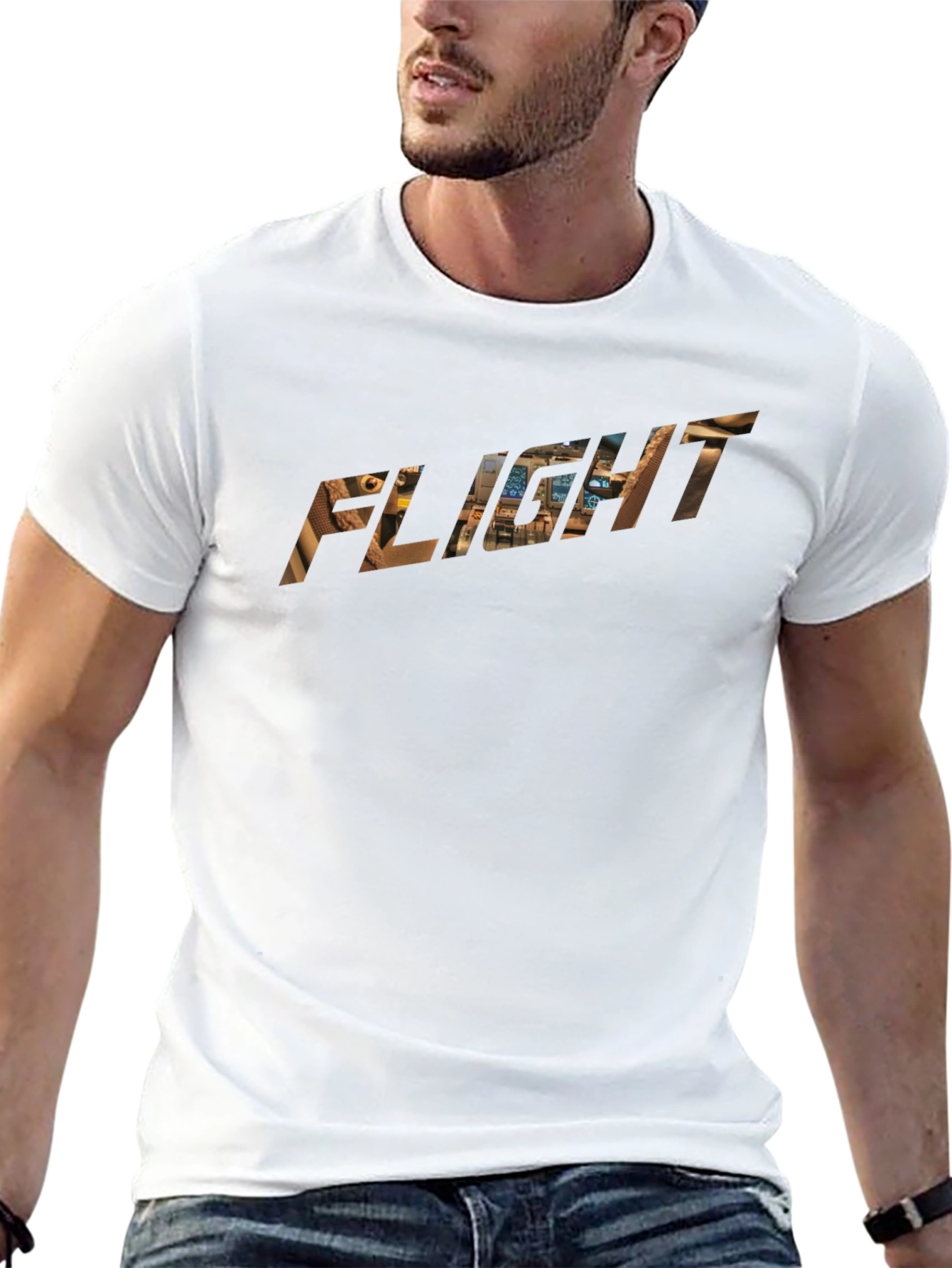 Flight T-Shirt - Pilot Cockpit Graphic Tee