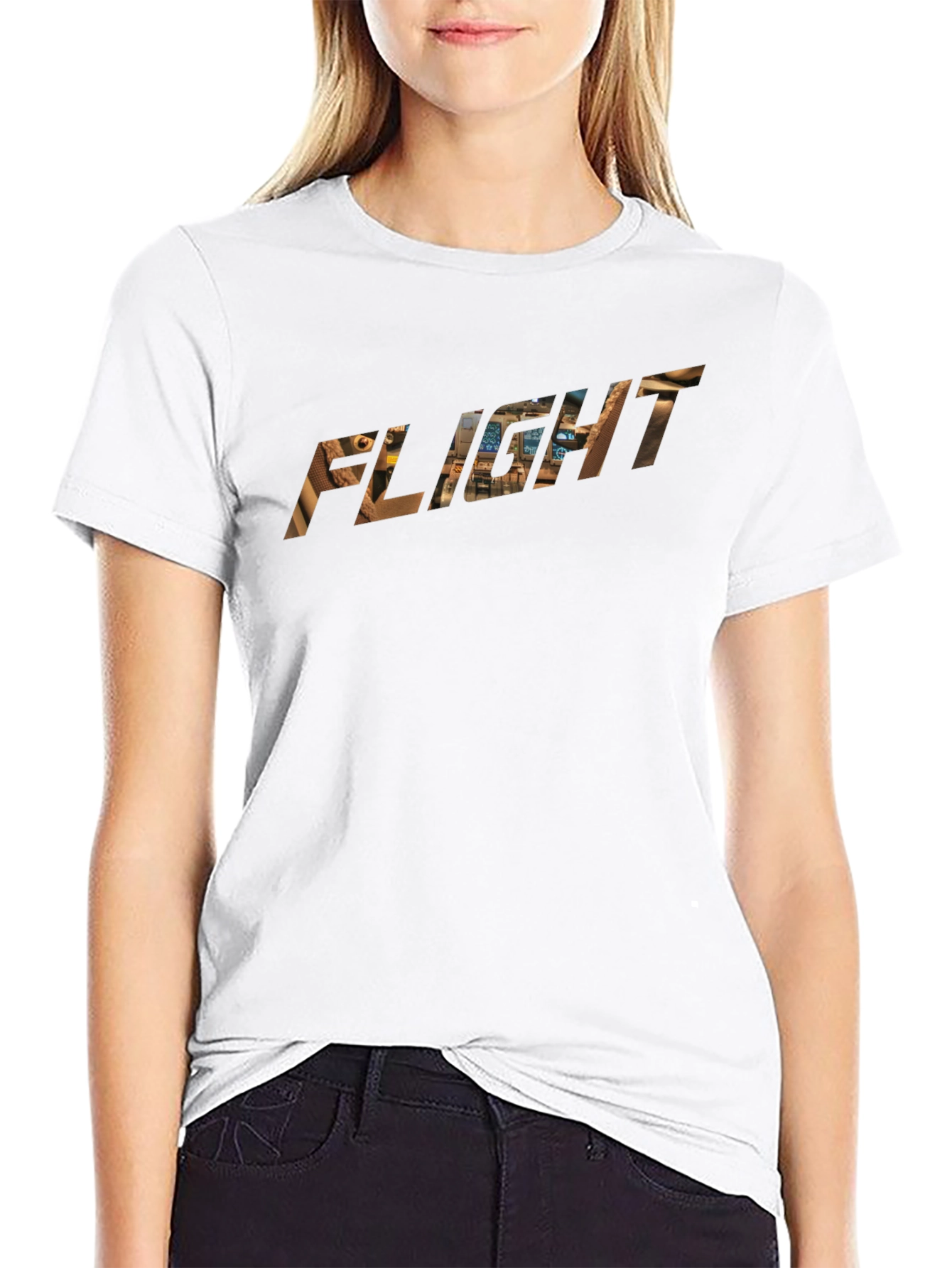 Flight T-Shirt - Pilot Cockpit Graphic Tee