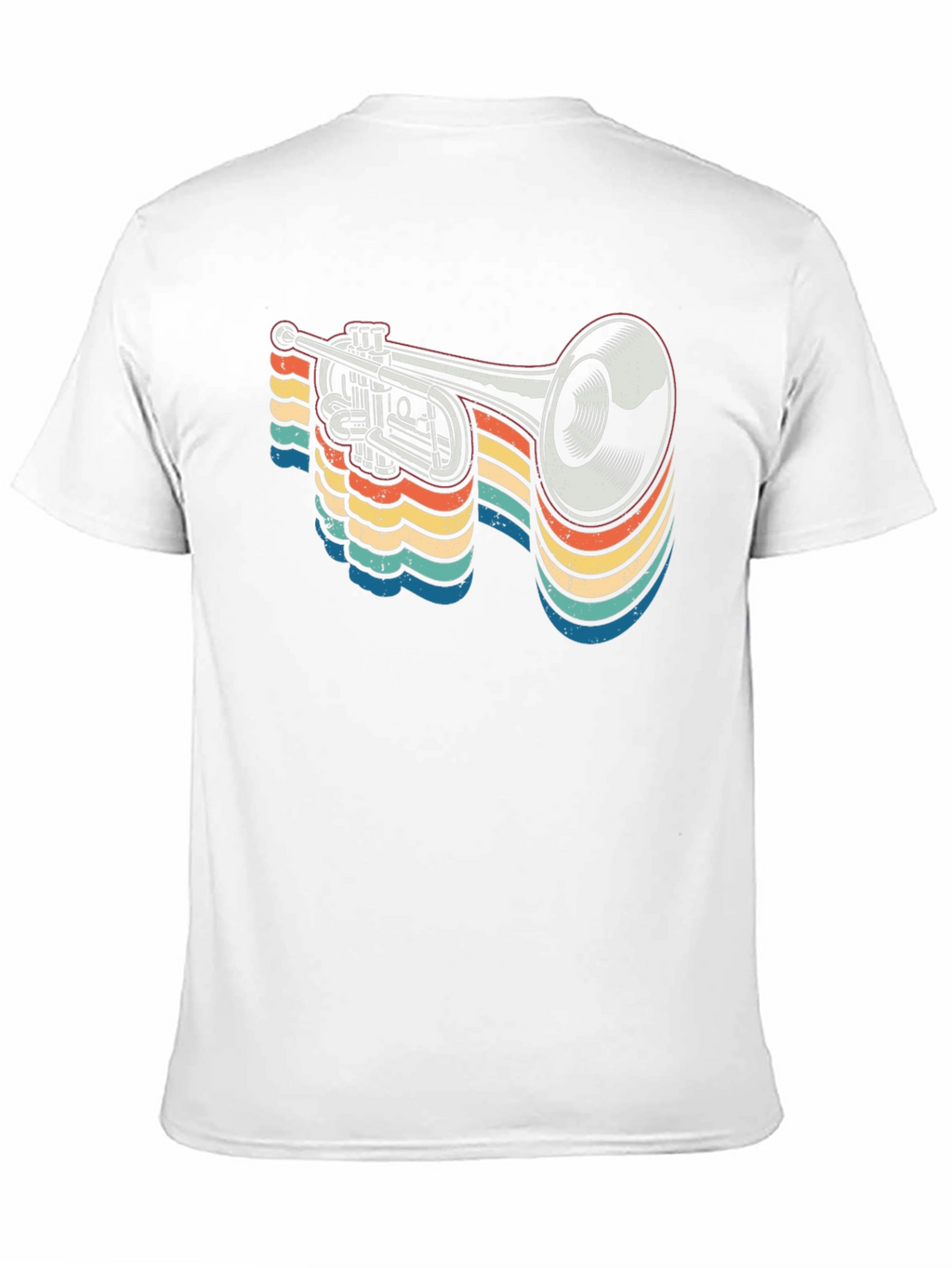 Retro Trumpet Graphic Tee - Musical Instrument T-Shirt
