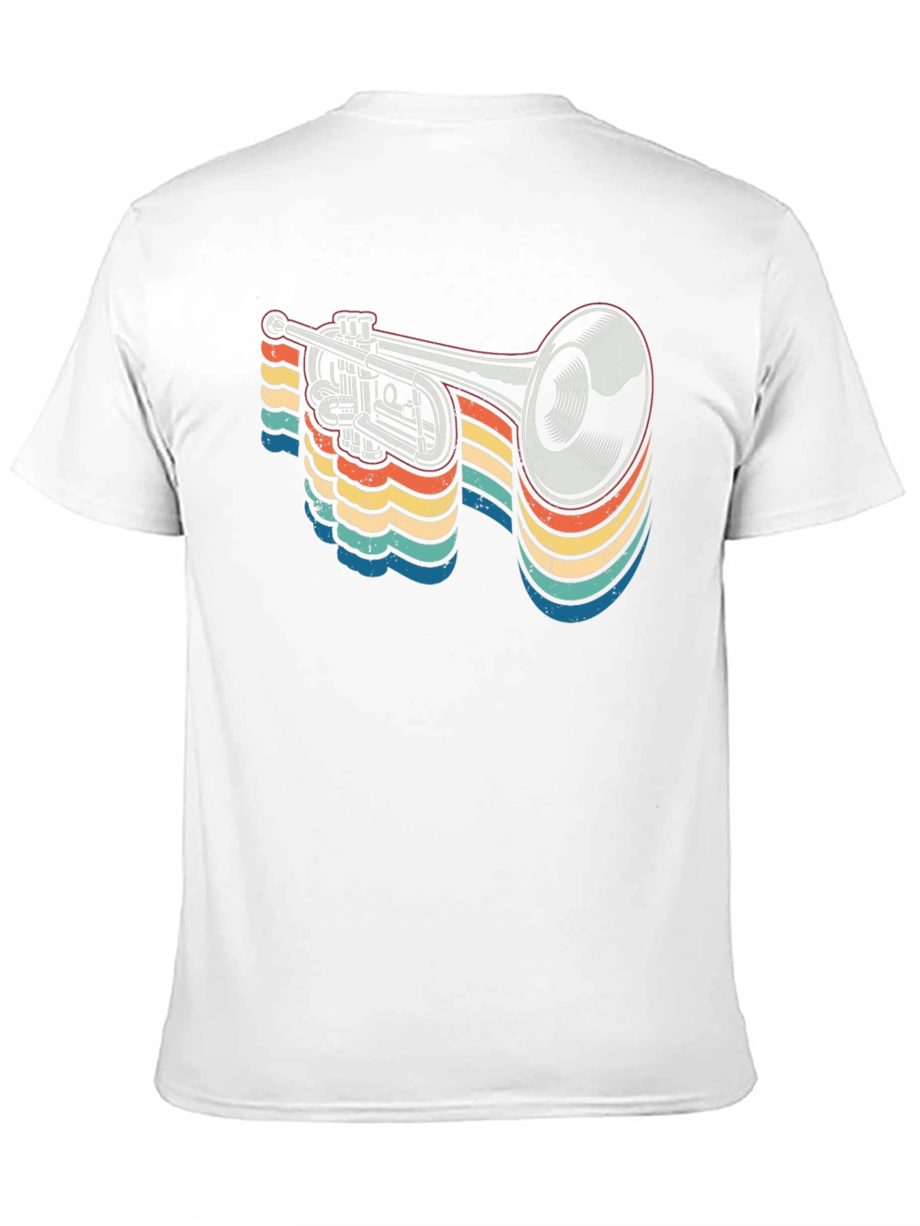 Retro Trumpet Graphic Tee - Musical Instrument T-Shirt