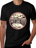 Salt Lake City Mountain Graphic Tee