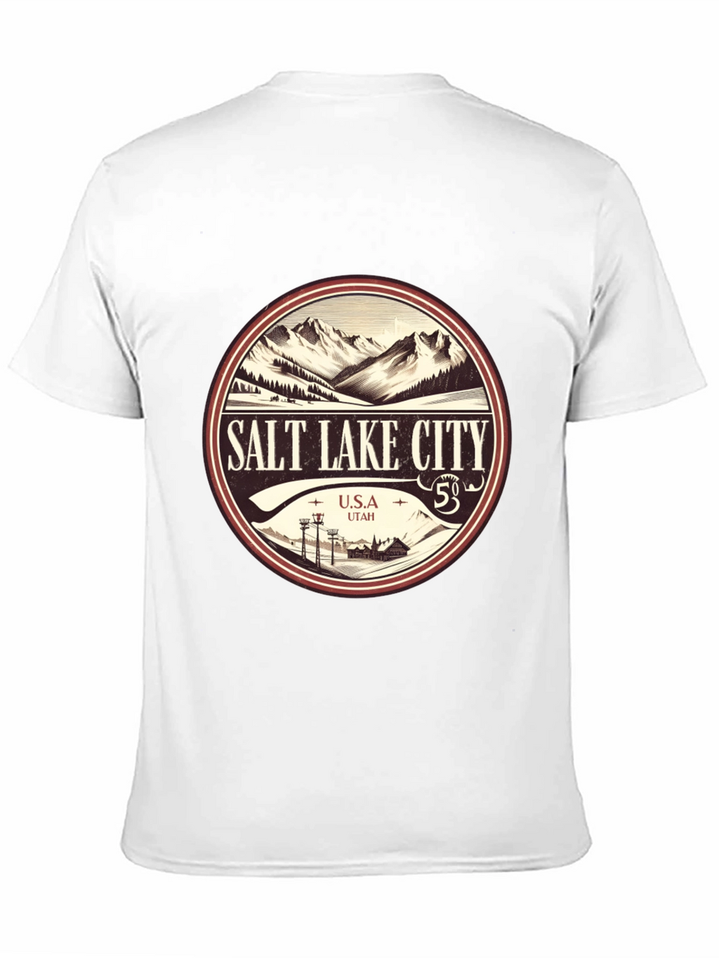 Salt Lake City Mountain Graphic Tee
