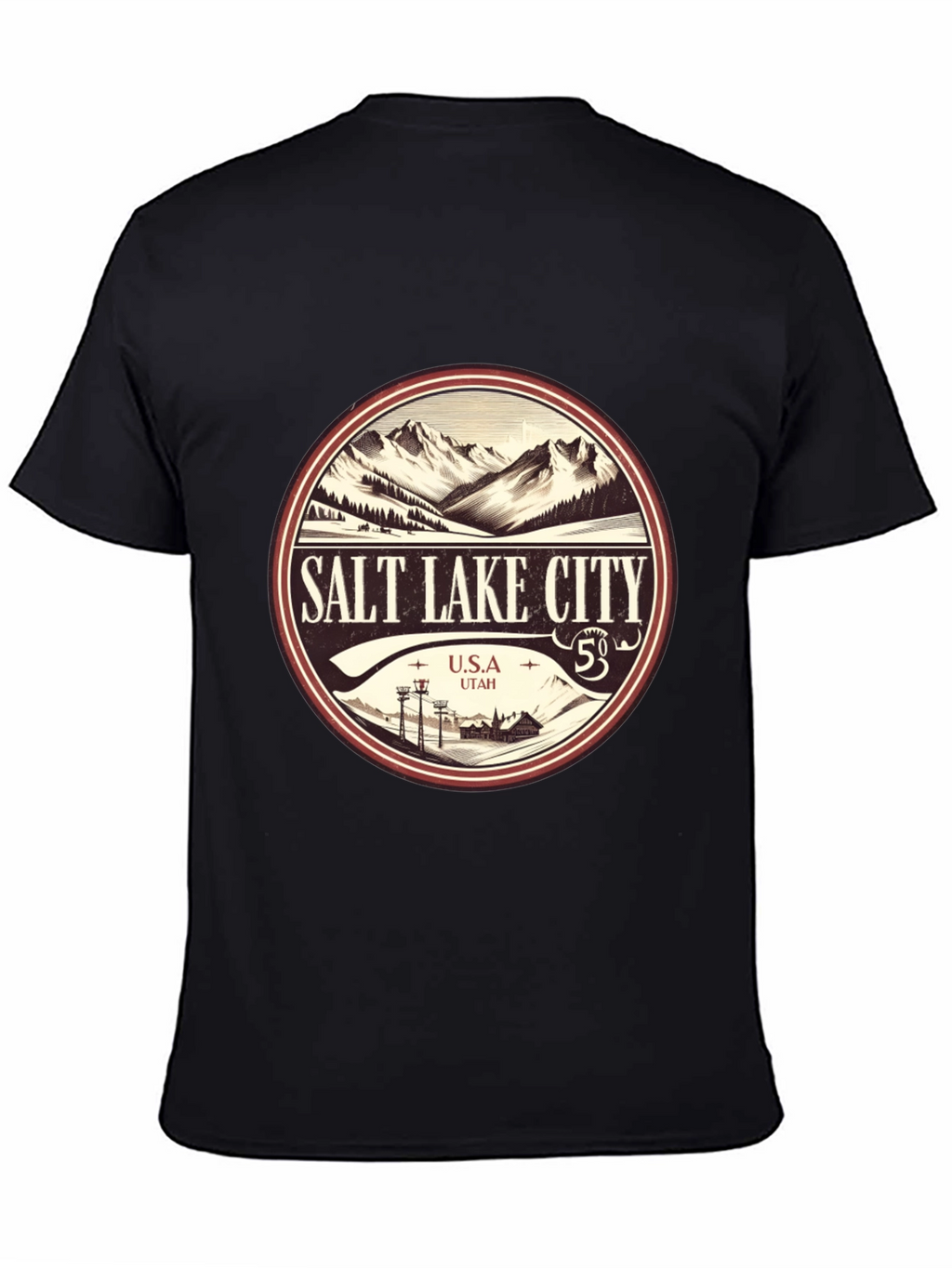 Salt Lake City Mountain Graphic Tee