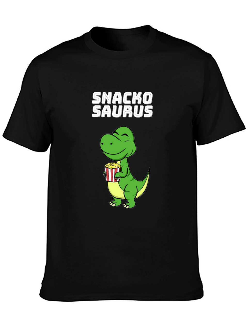 Snackosaurus T-Shirt: Funny Dinosaur Tee