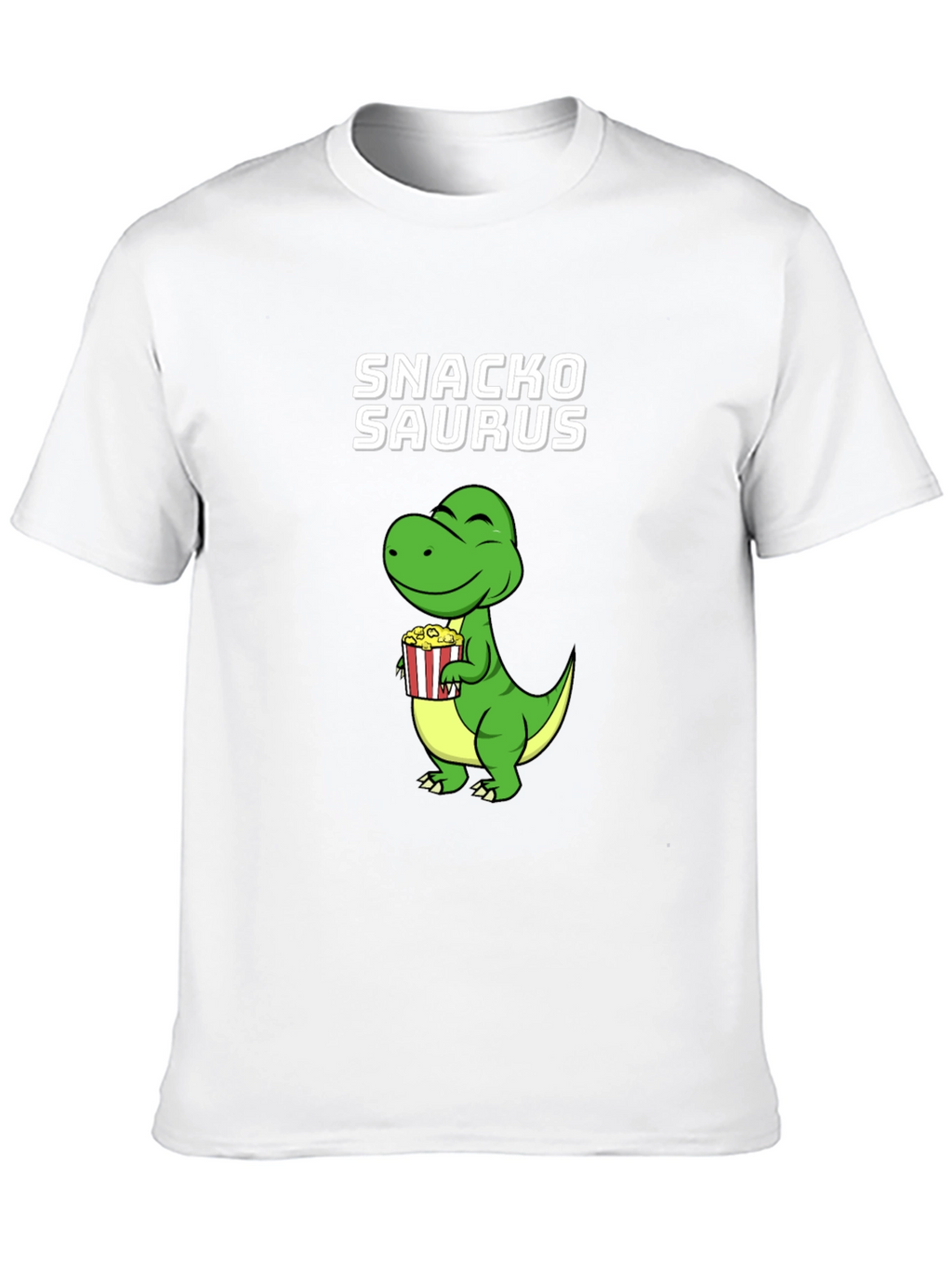 Snackosaurus T-Shirt: Funny Dinosaur Tee