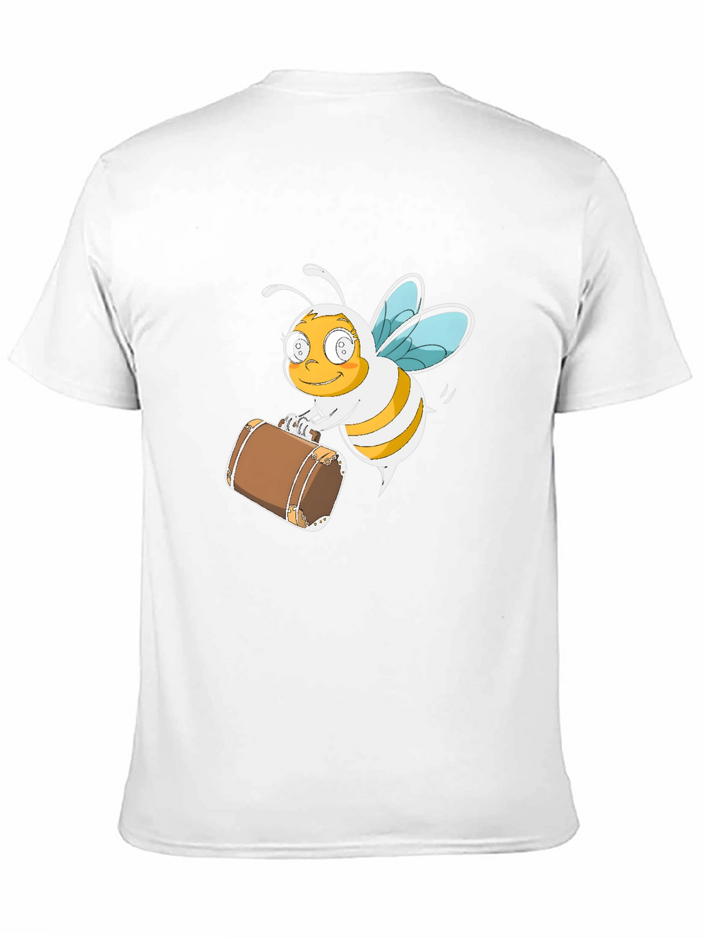 Bee Travel T-Shirt - Black Cotton Tee