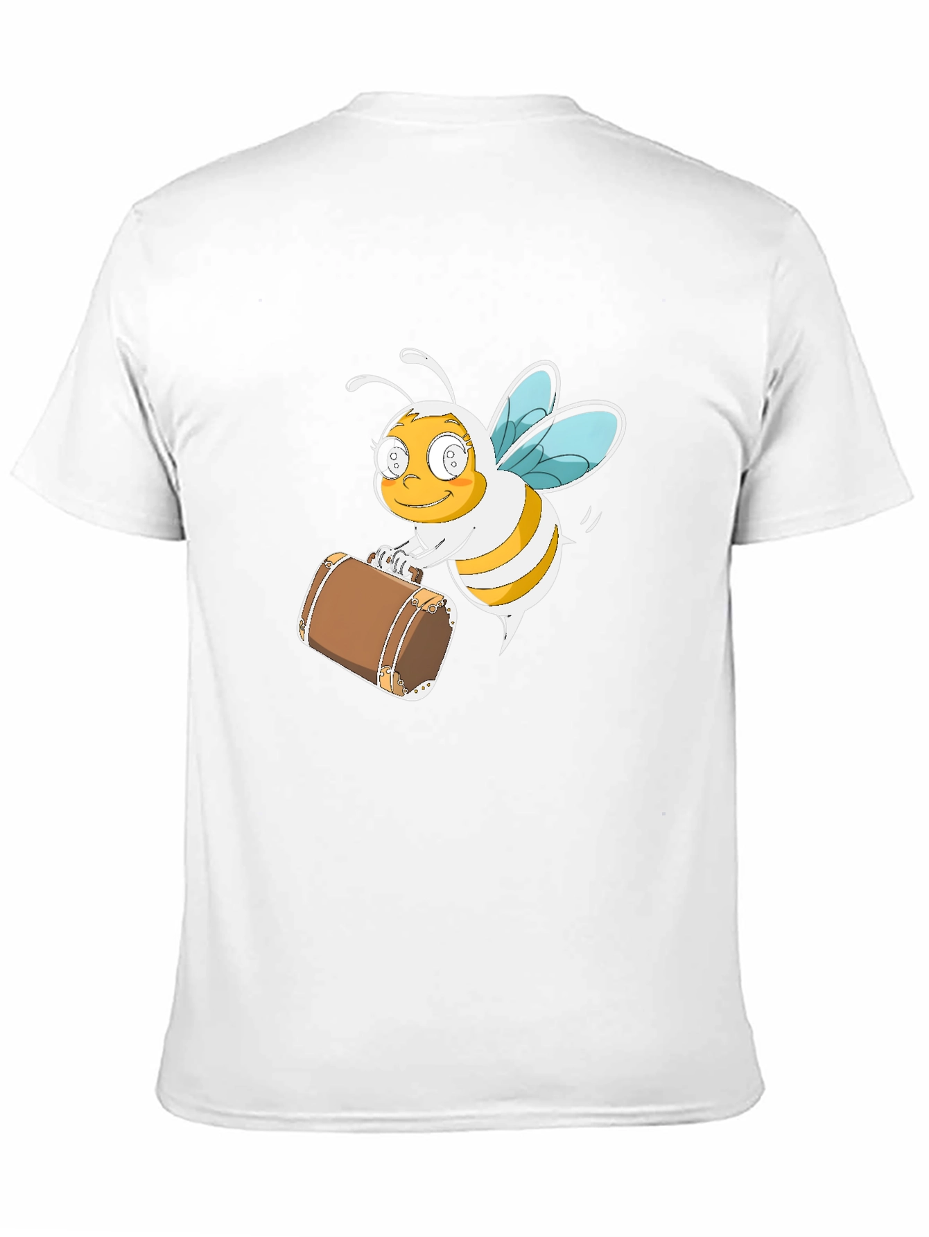Bee Travel T-Shirt - Black Cotton Tee