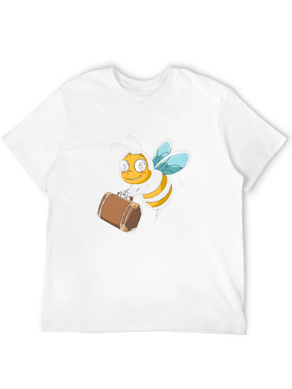Bee Travel T-Shirt - Black Cotton Tee