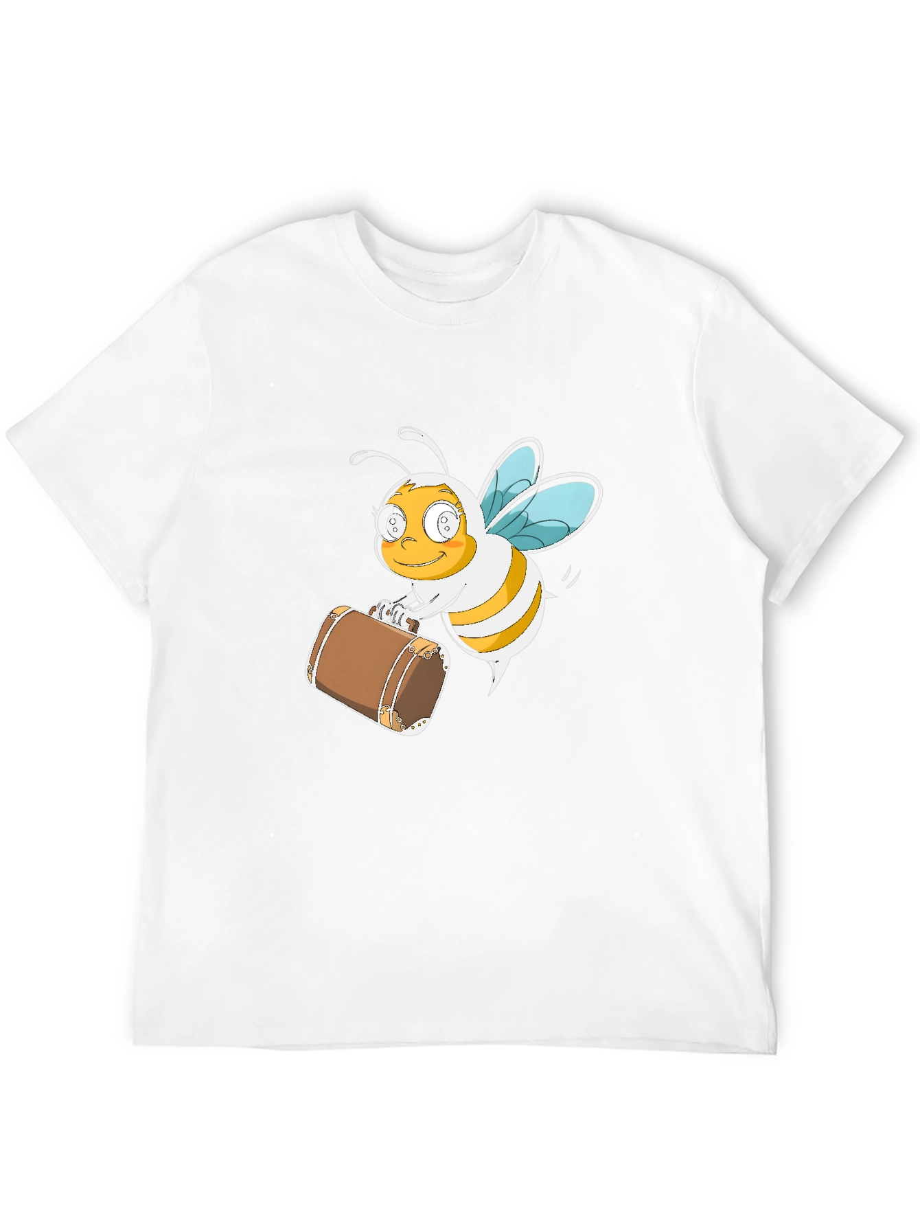 Bee Travel T-Shirt - Black Cotton Tee
