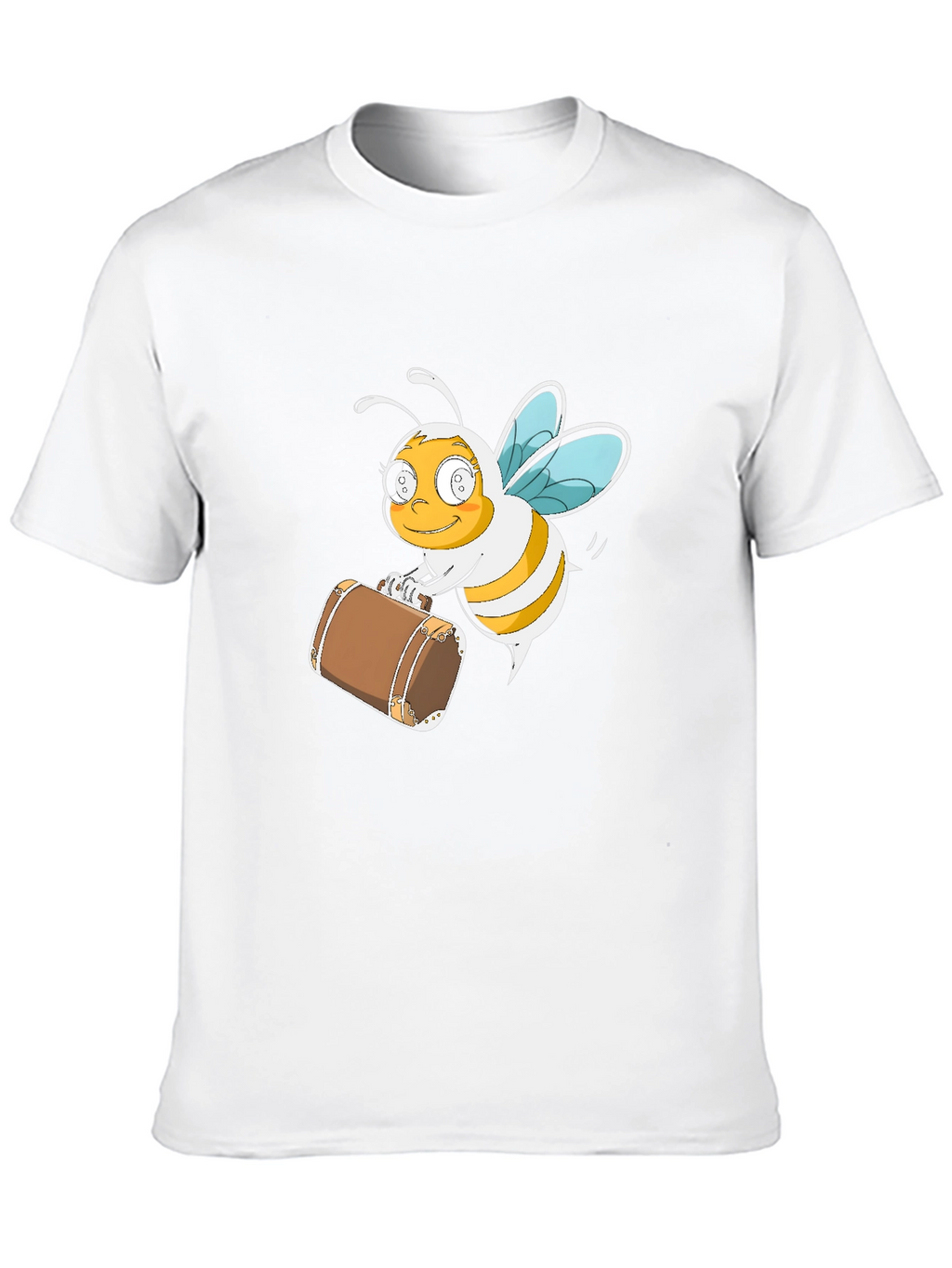 Bee Travel T-Shirt - Black Cotton Tee