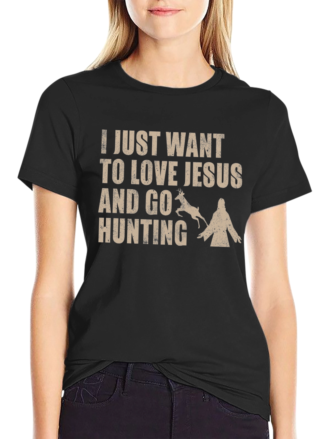 Love Jesus & Hunting T-Shirt
