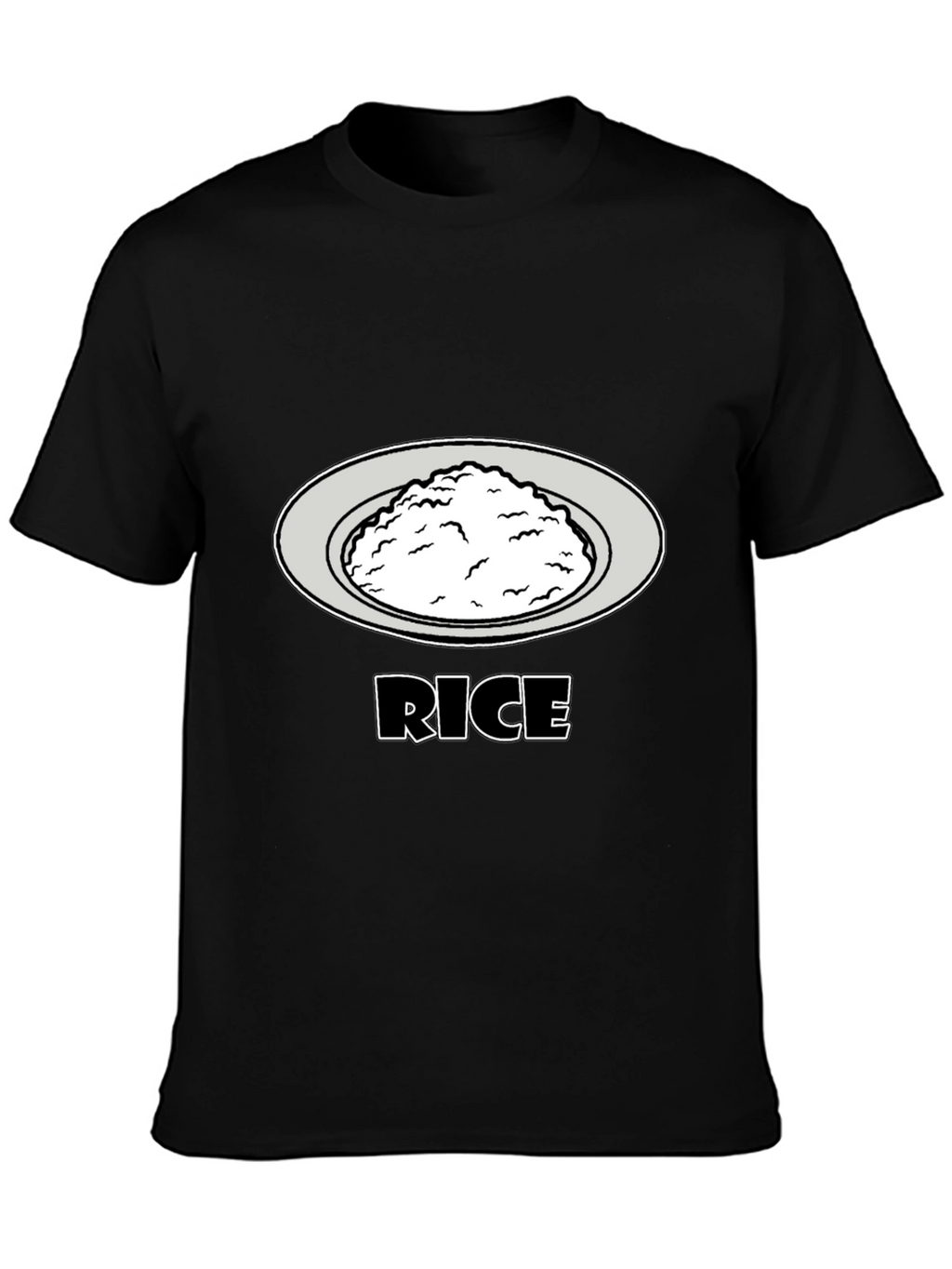 Rice Graphic Tee - Food Lovers T-Shirt
