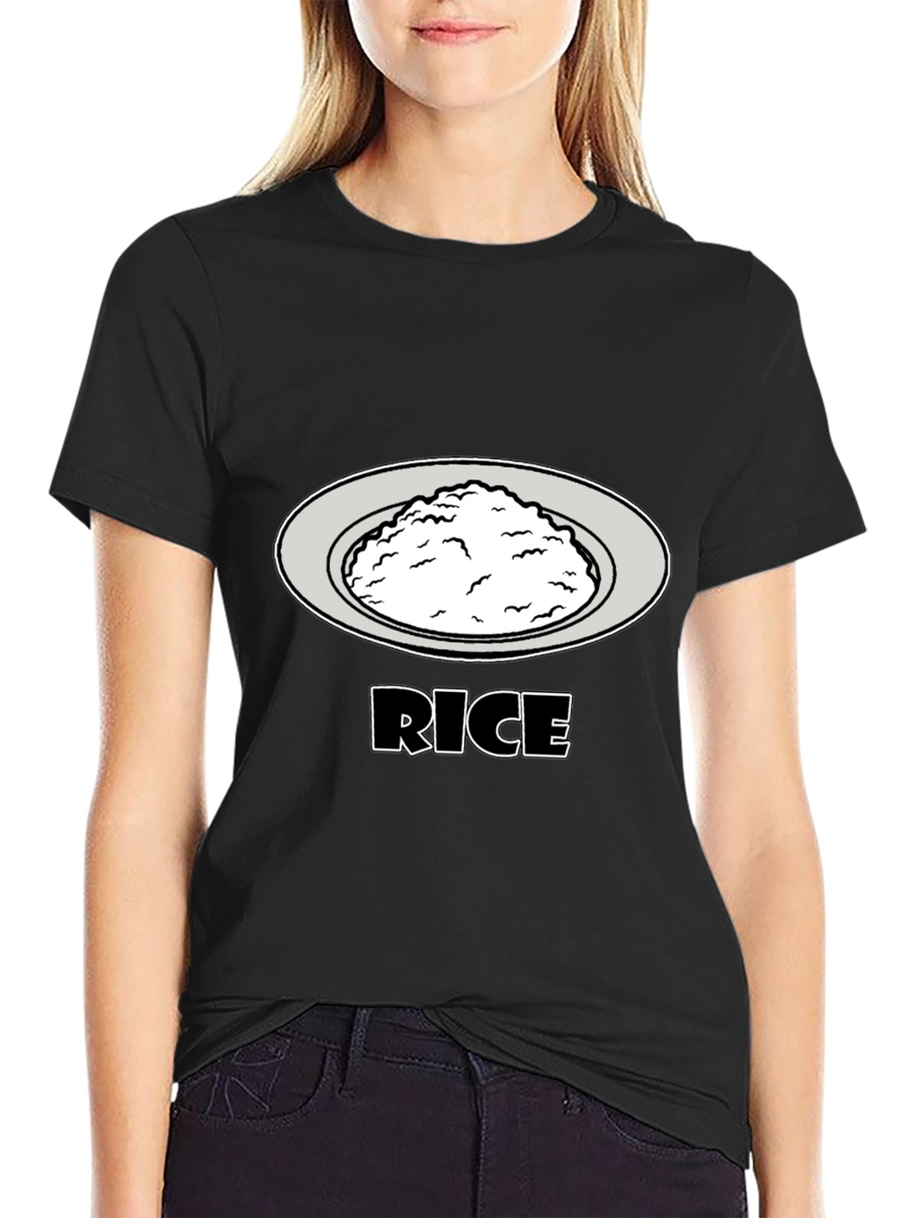 Rice Graphic Tee - Food Lovers T-Shirt