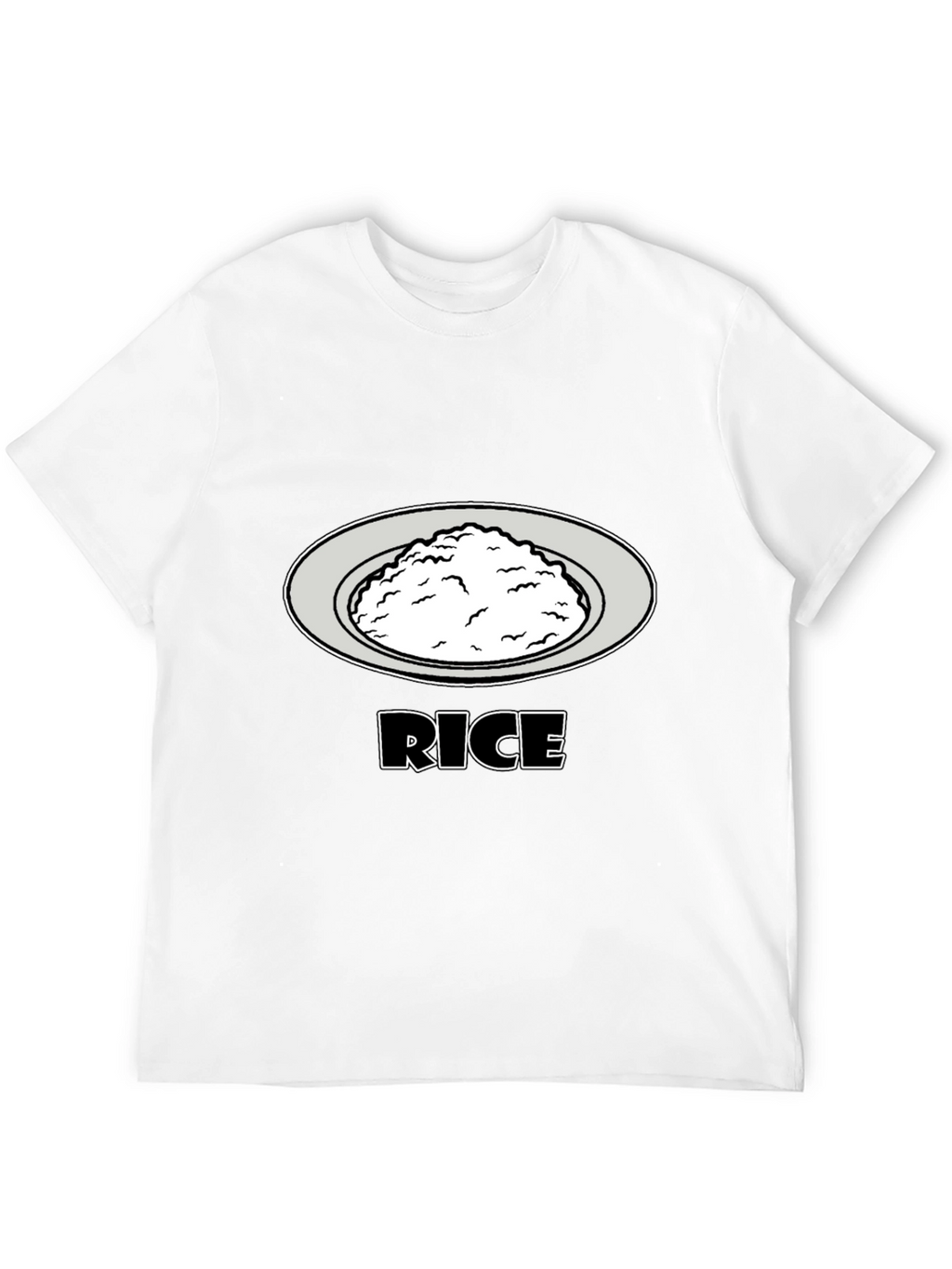 Rice Graphic Tee - Food Lovers T-Shirt