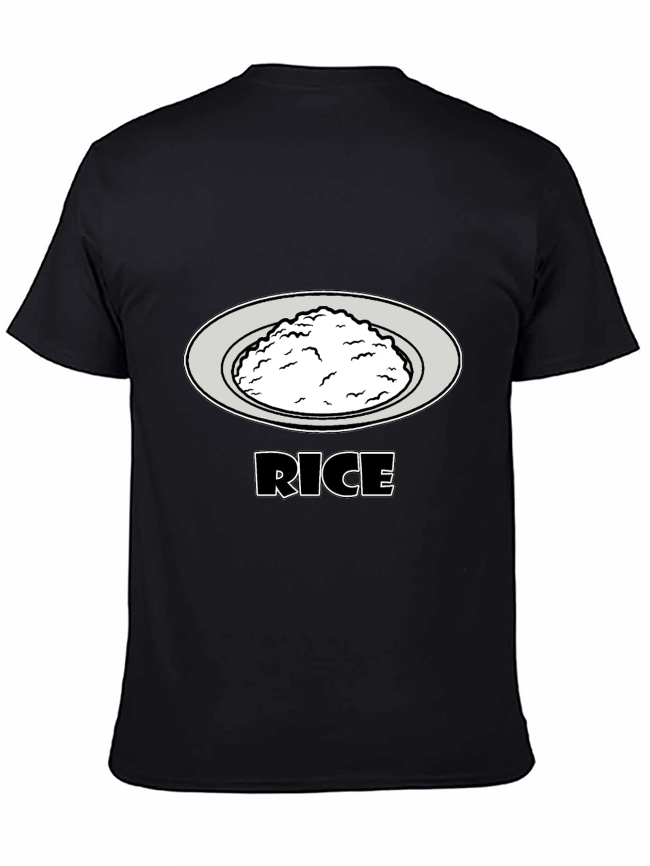 Rice Graphic Tee - Food Lovers T-Shirt