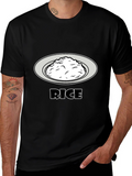 Rice Graphic Tee - Food Lovers T-Shirt