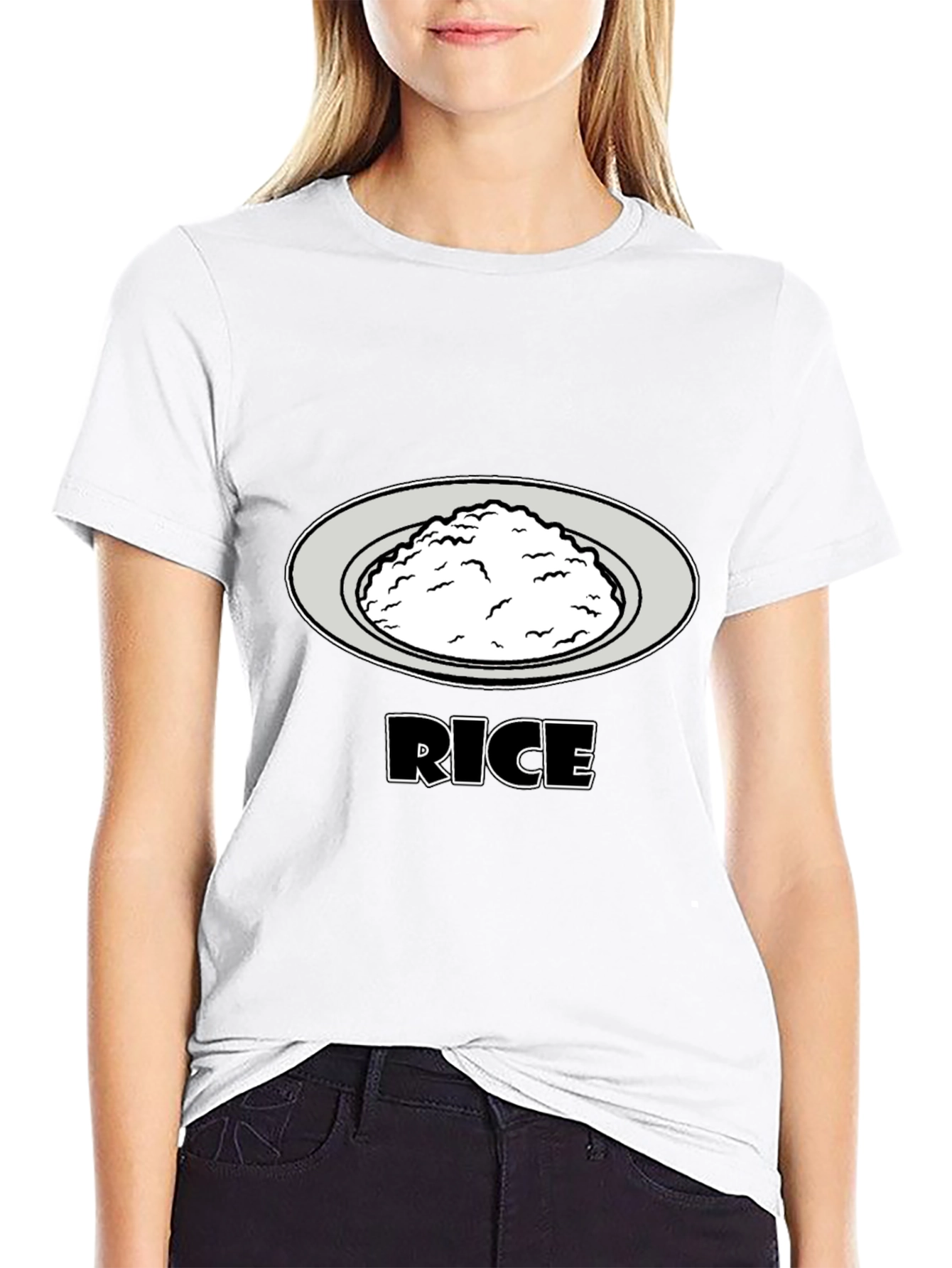 Rice Graphic Tee - Food Lovers T-Shirt
