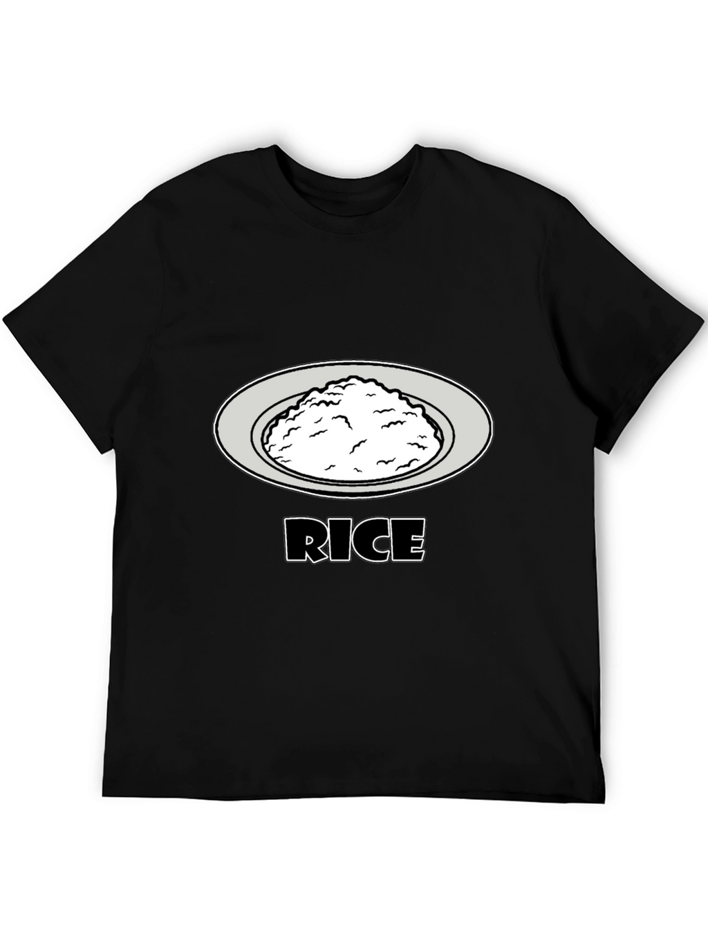 Rice Graphic Tee - Food Lovers T-Shirt