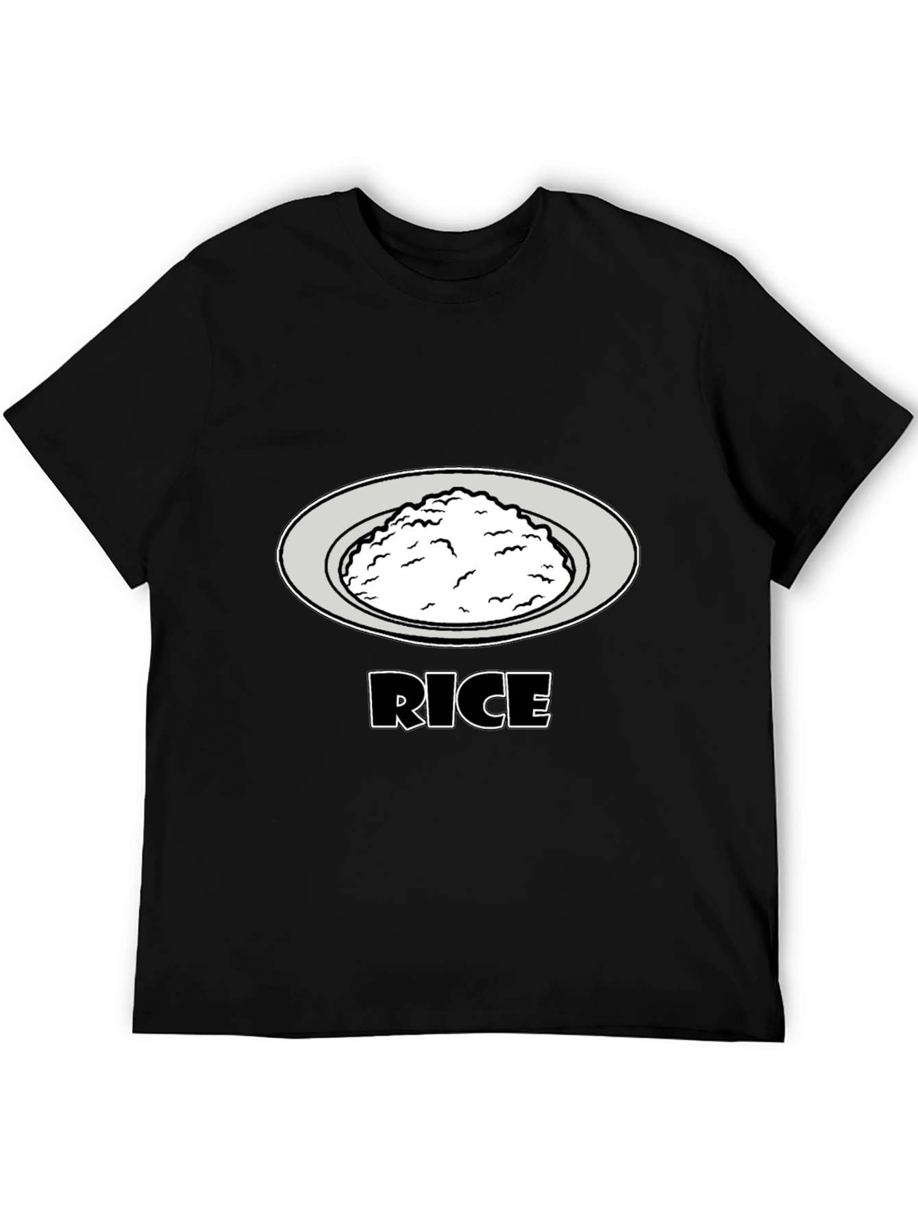 Rice Graphic Tee - Food Lovers T-Shirt