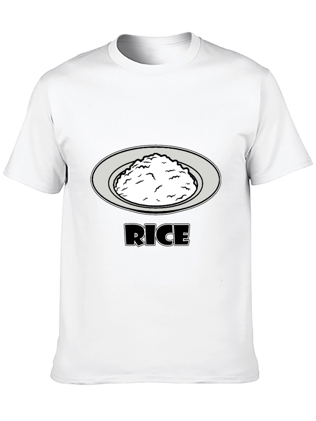 Rice Graphic Tee - Food Lovers T-Shirt
