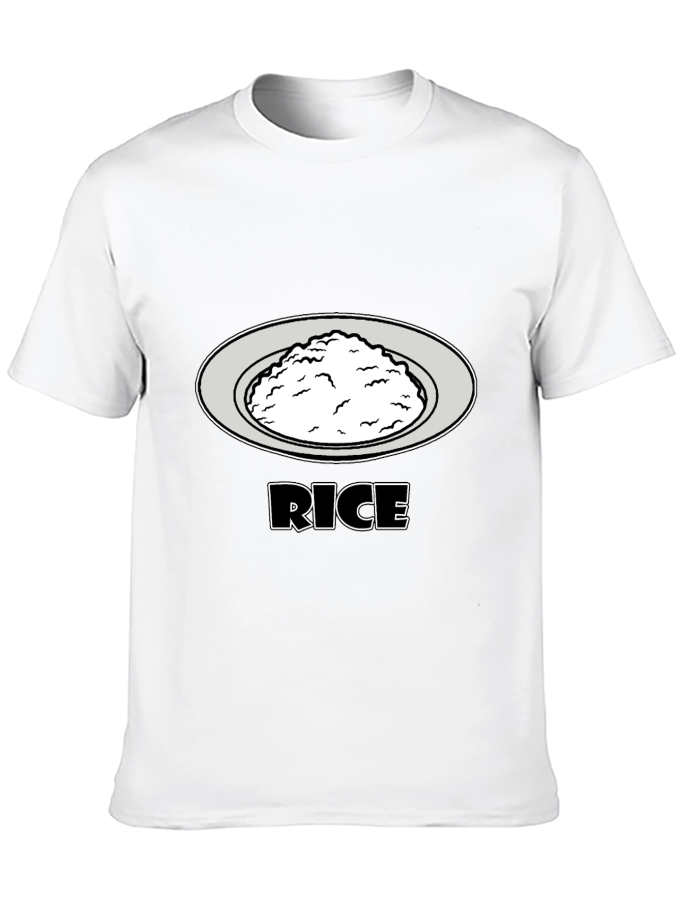 Rice Graphic Tee - Food Lovers T-Shirt