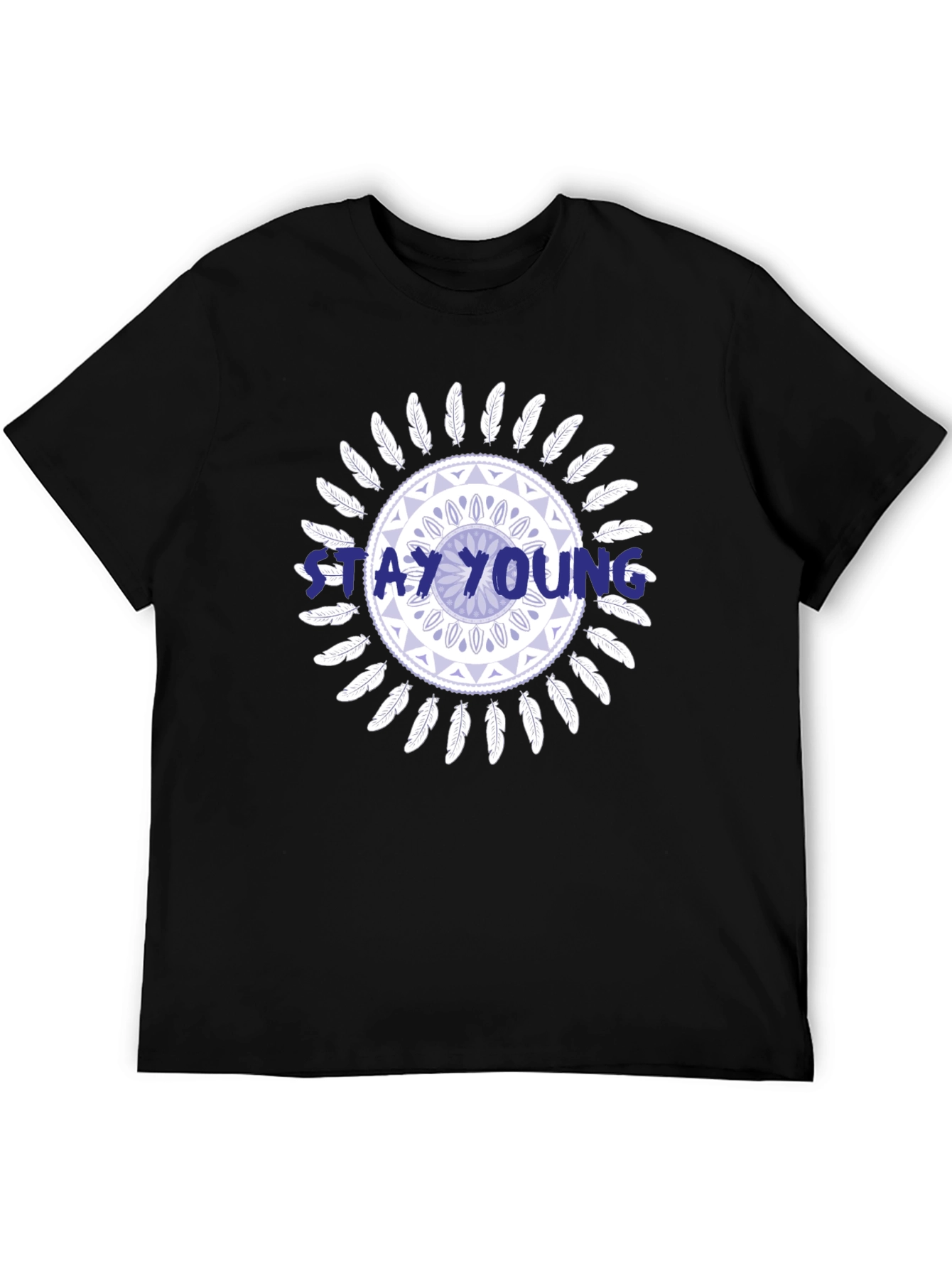 Stay Young Graphic Print Tee