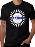 Stay Young Graphic Print Tee