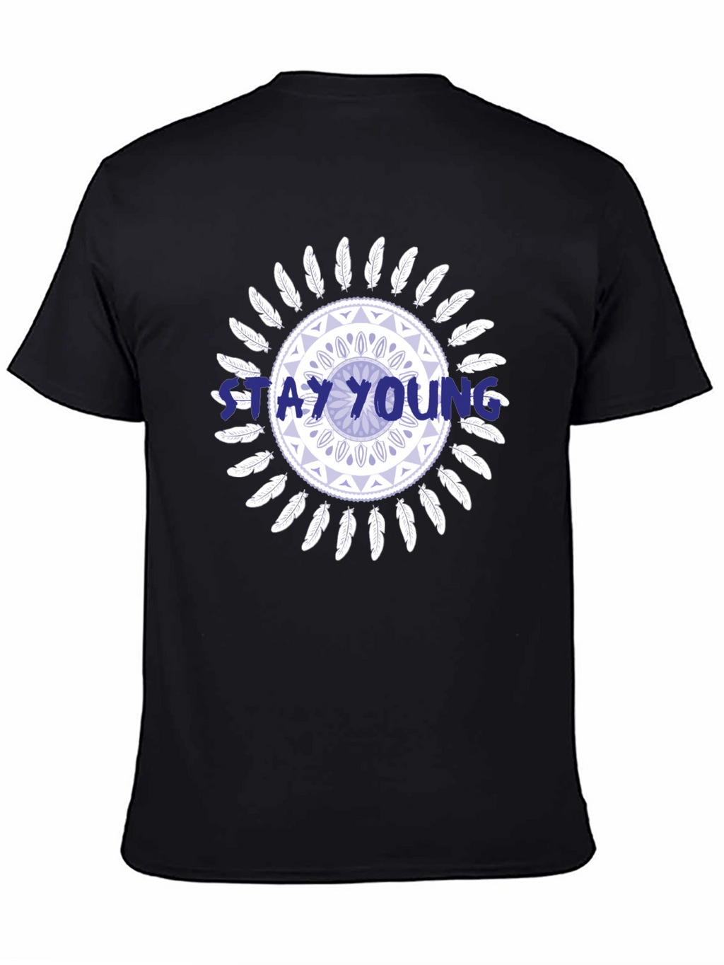 Stay Young Graphic Print Tee