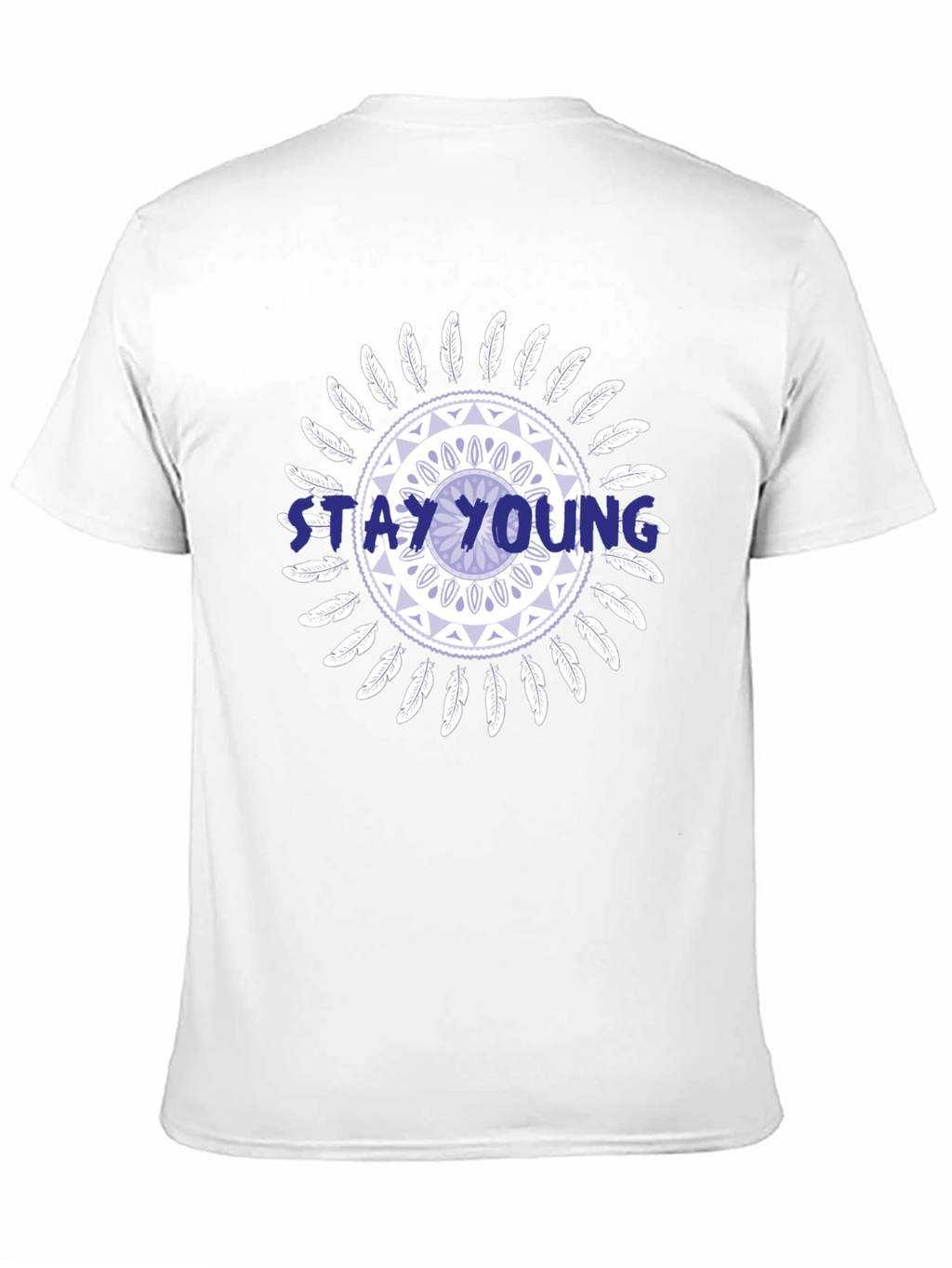 Stay Young Graphic Print Tee