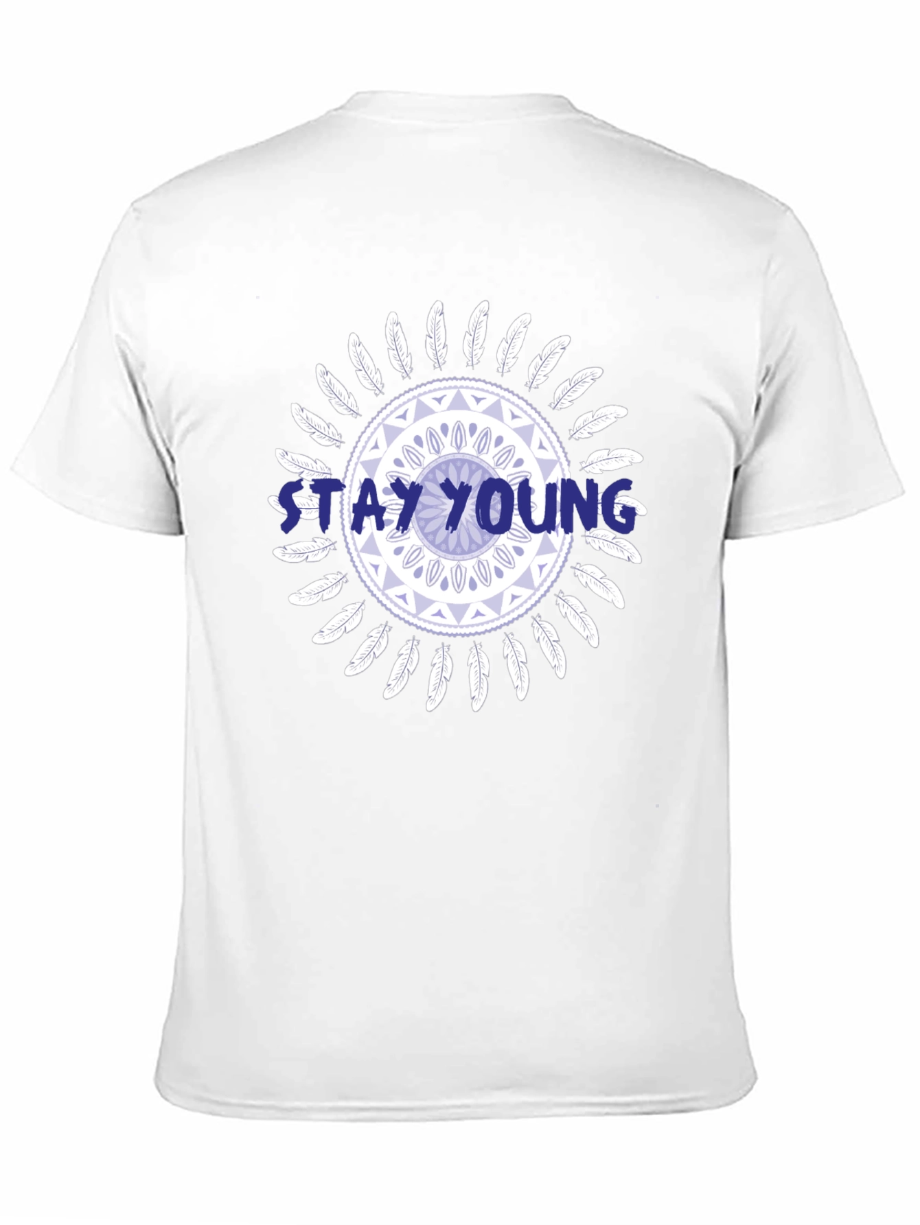 Stay Young Graphic Print Tee